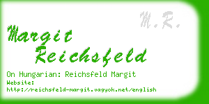 margit reichsfeld business card